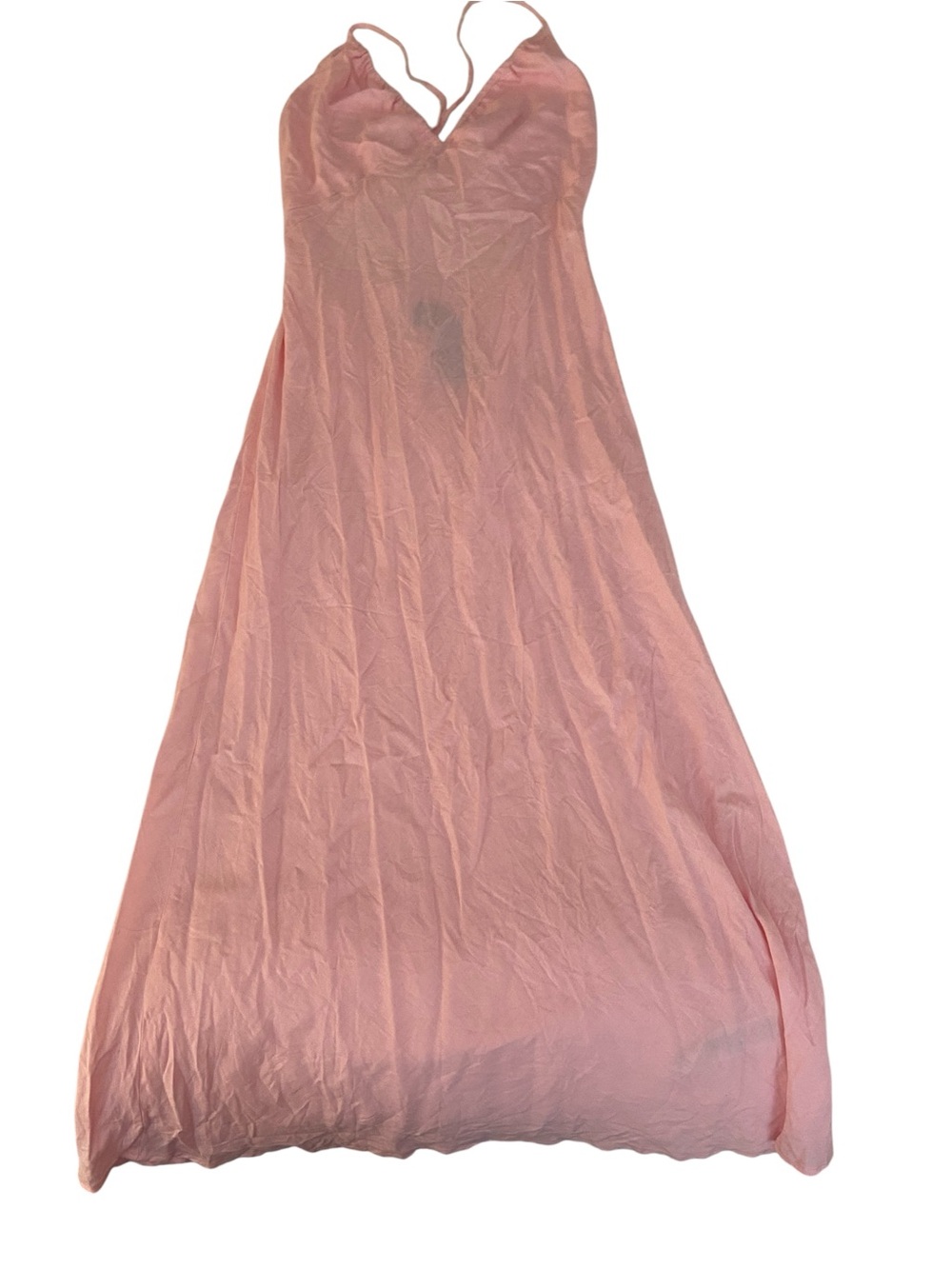NWT BOOHOO PINK MAXI DRESS SIZE 10